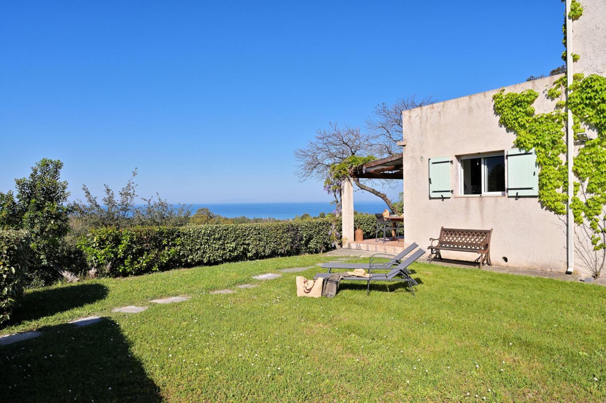 Domaine Punta Della Guardia Villa Vue Mer Dans Nature Protegee, Plage A 1,5 Km سيرفيون المظهر الخارجي الصورة